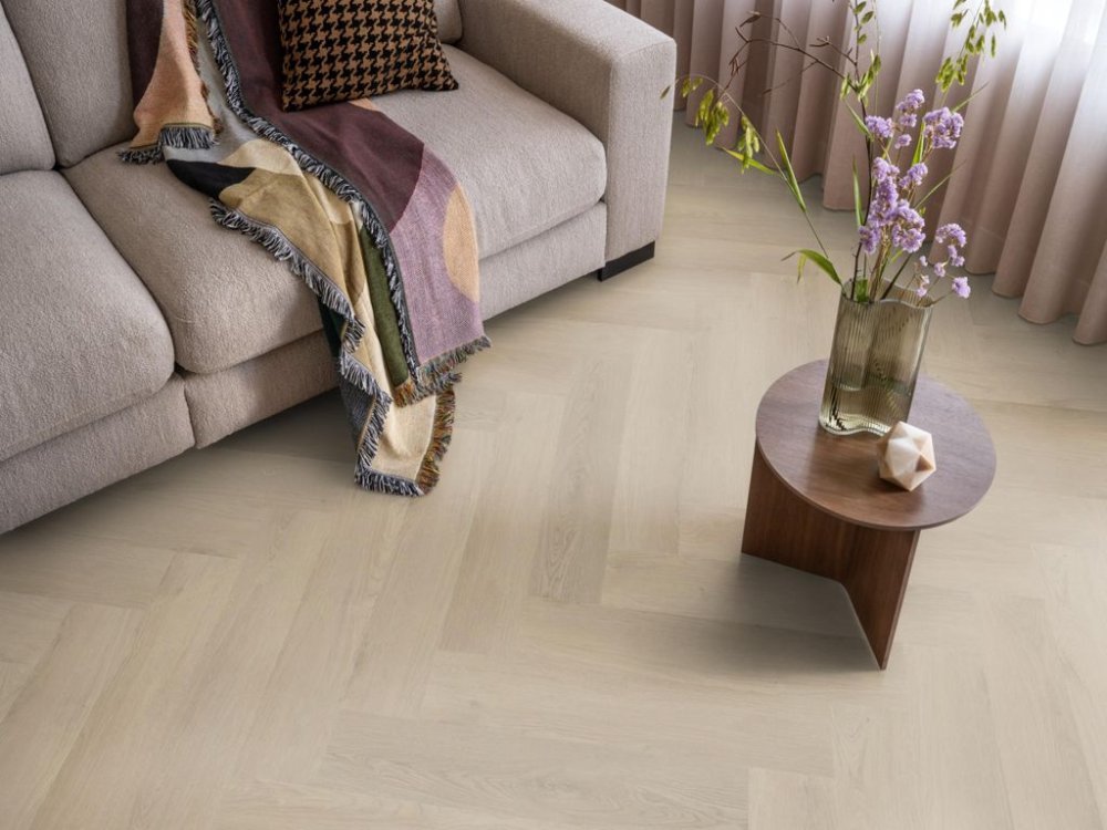 Ambiant Spigato Navaro Visgraat Klik PVC Beige - Ambiant