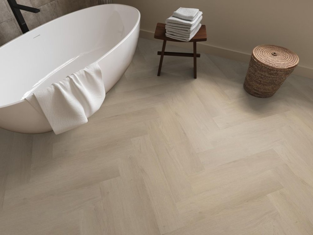 Ambiant Spigato Navaro Visgraat Klik PVC Beige - Ambiant