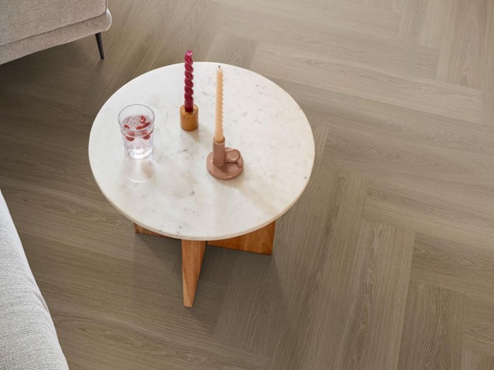 Ambiant Spigato Visgraat Klik PVC Bruin