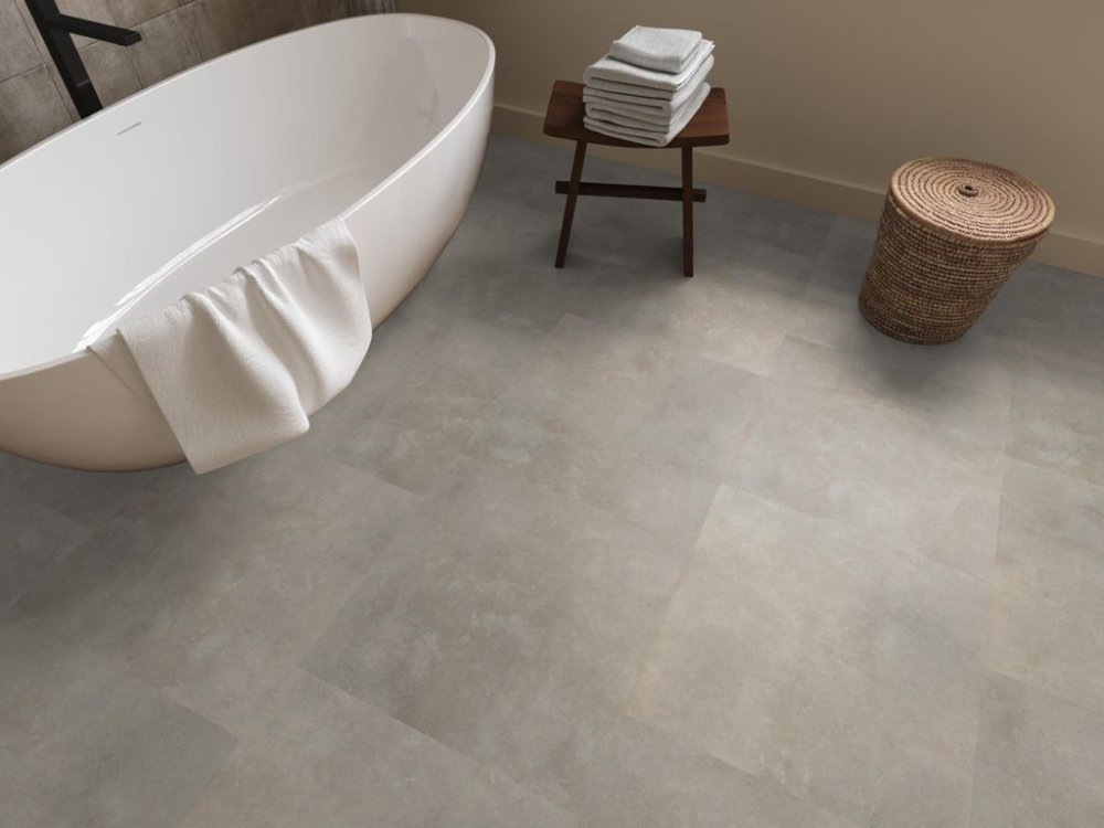 Ambiant Ceramo Visgraat Klik PVC Beige - Ambiant
