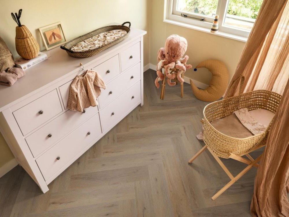 Ambiant Spigato Vivero Visgraat Klik PVC Naturel - Ambiant