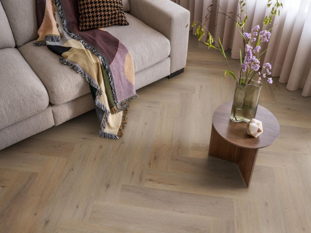 Ambiant Spigato Vivero Visgraat Klik PVC Naturel - Ambiant