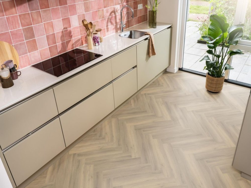 Ambiant Spigato Avanto Visgraat Klik PVC Naturel - Ambiant