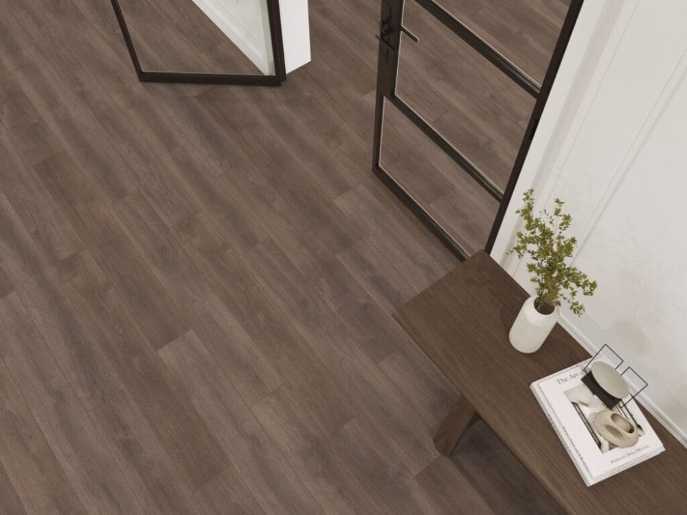 Floorlife Woodside Rechte plank Laminaat Bruin - Floorlife
