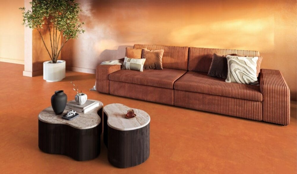 Floorlife Finsbury Rechte plank Plak PVC oranje - Floorlife