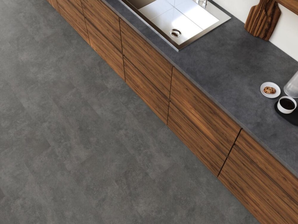 Floorlife Finsbury Rechte plank Plak PVC Grijs - Floorlife