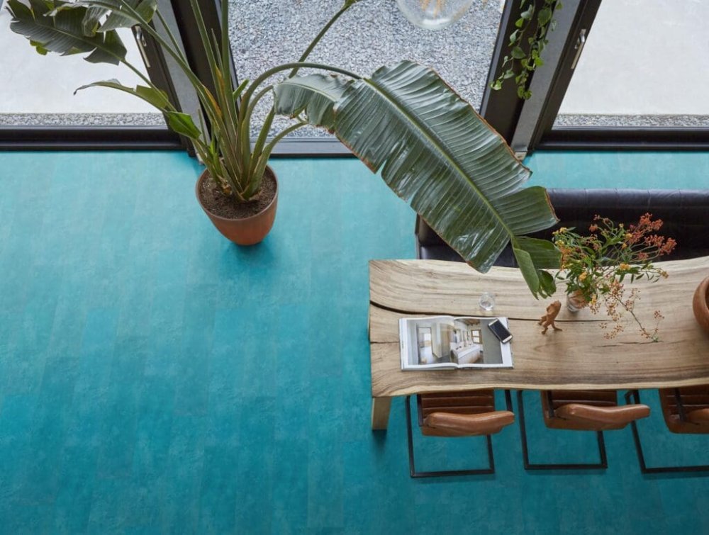 Floorlife Finsbury Rechte plank Plak PVC blauw