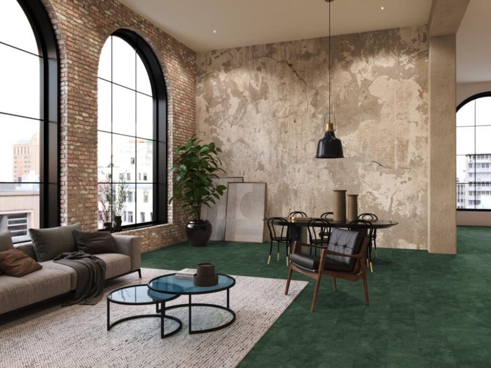 Floorlife Finsbury Rechte plank Plak PVC groen - Floorlife