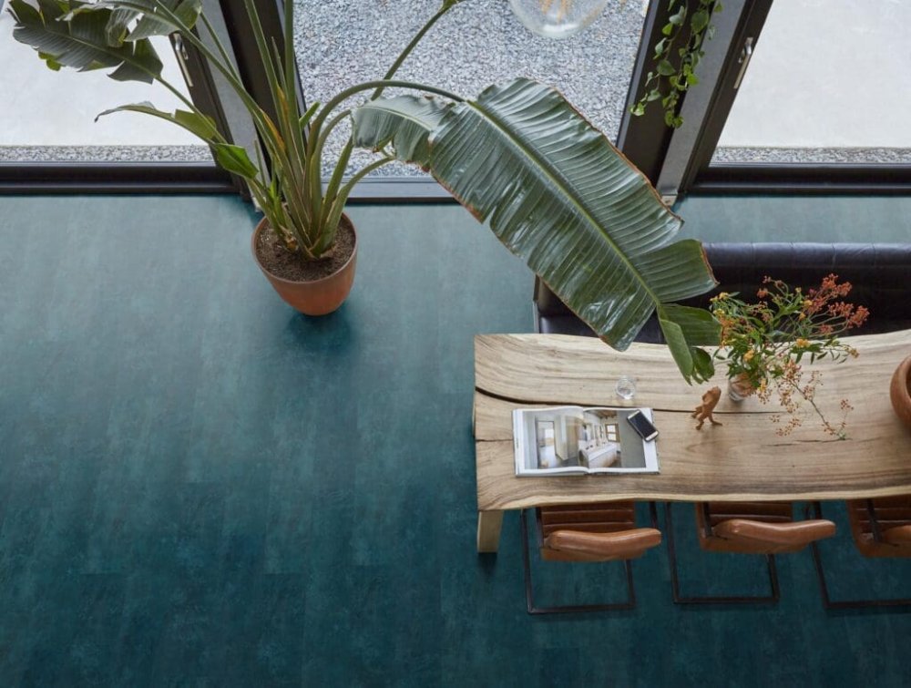 Floorlife Finsbury Rechte plank Plak PVC blauw