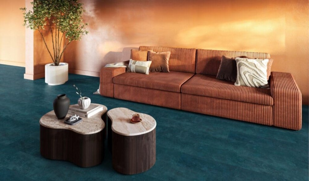 Floorlife Finsbury Rechte plank Plak PVC blauw - Floorlife