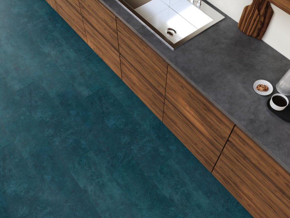 Floorlife Finsbury Rechte plank Plak PVC blauw - Floorlife