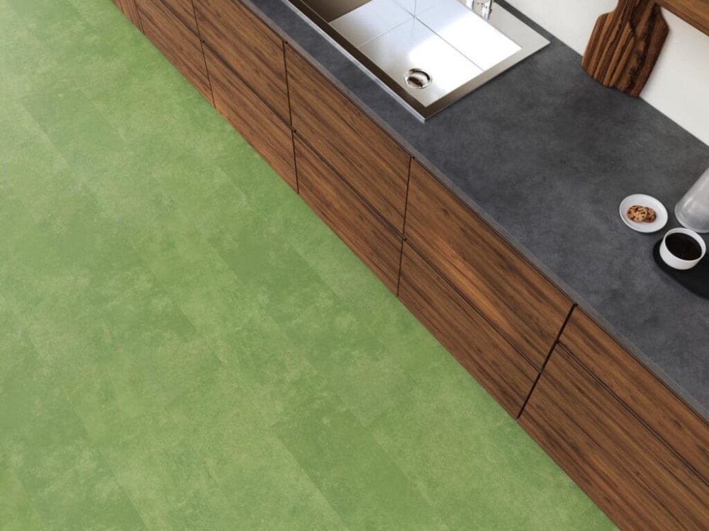 Floorlife Finsbury Rechte plank Plak PVC groen - Floorlife