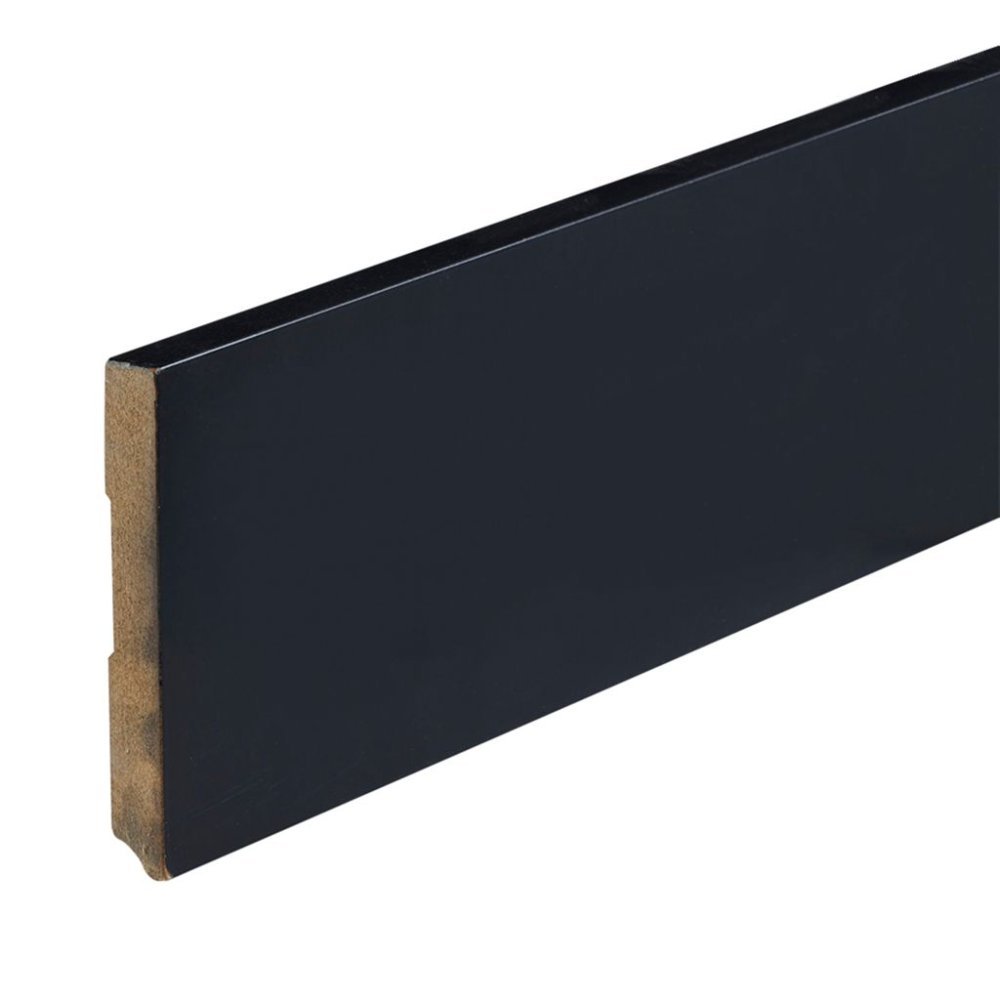 Co-pro gelakte plint amsterdam zwart RAL 9005 120x15 - Floorlife