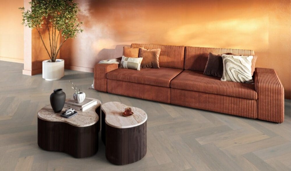 Floorlife Beverly Hills Visgraat Parket Wit