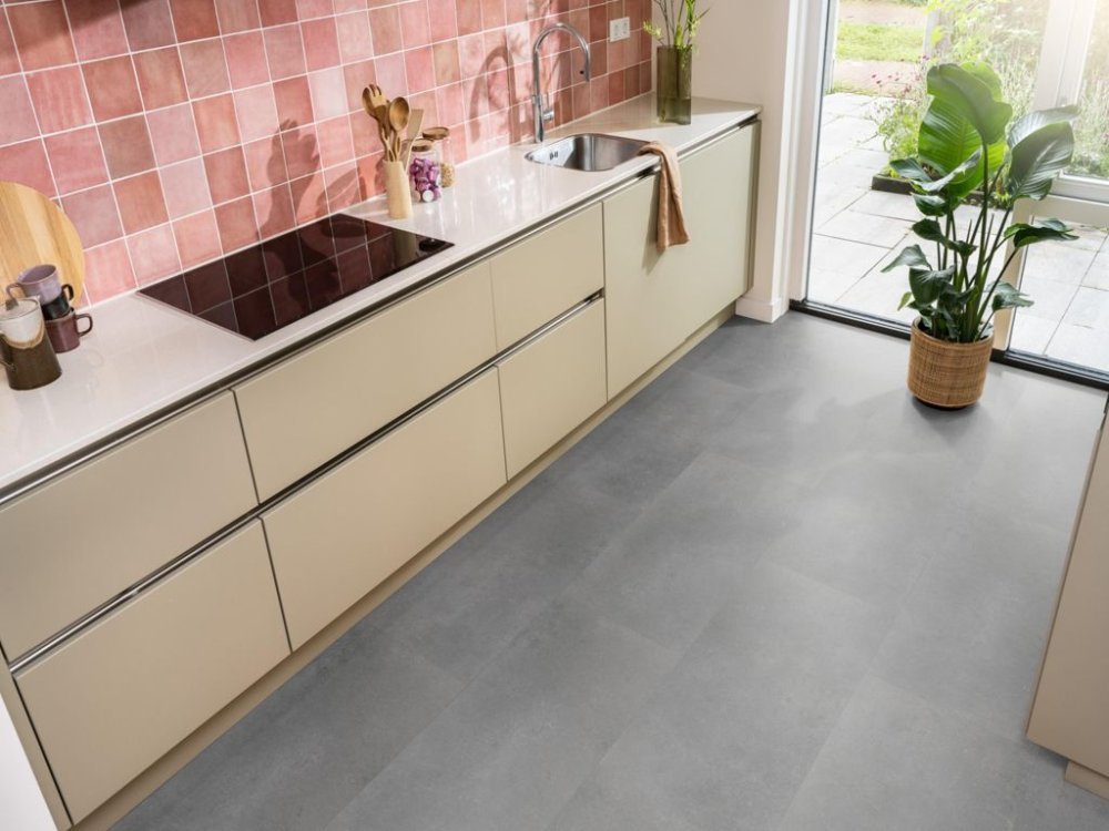 Ambiant Sarino Visgraat Klik PVC Antraciet - Ambiant