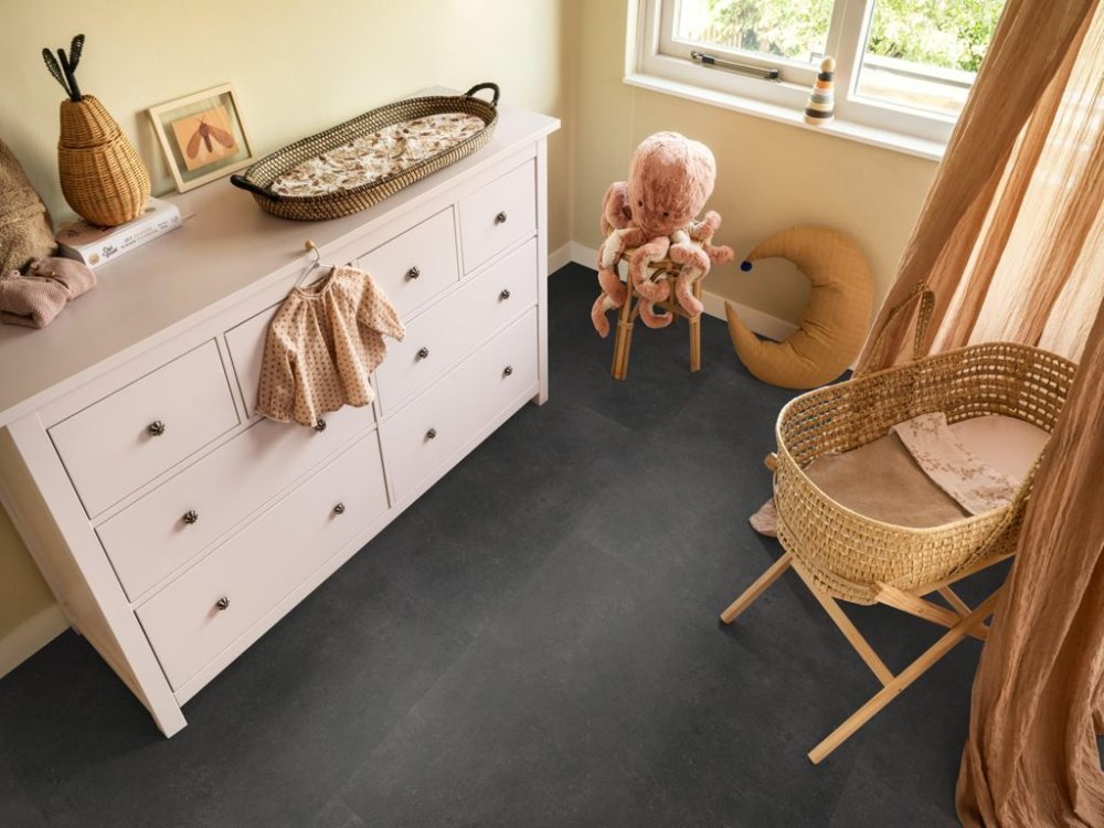 Ambiant Sarino Betonlook Plak PVC Antraciet - Ambiant