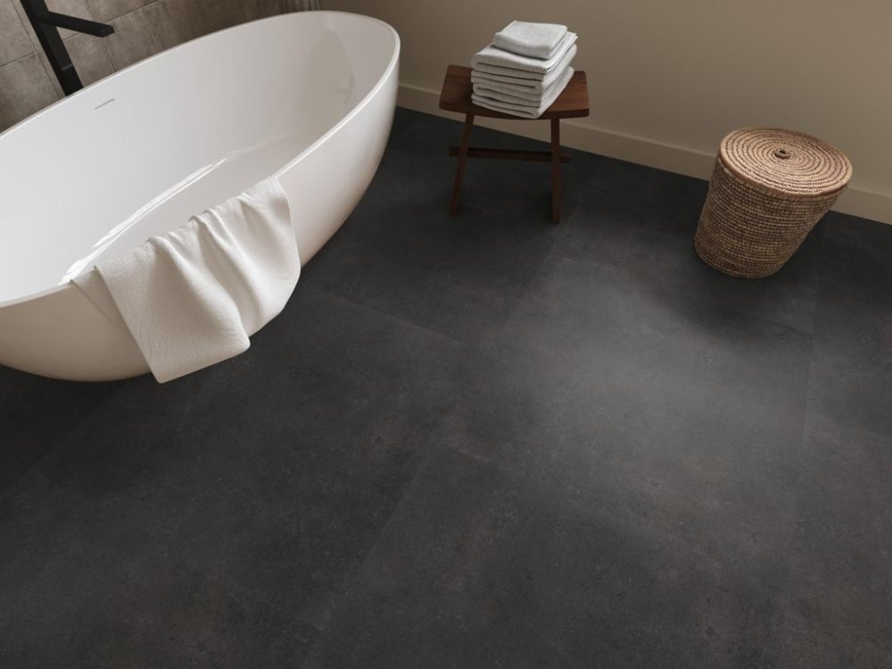 Ambiant Sarino Betonlook Plak PVC Antraciet - Ambiant