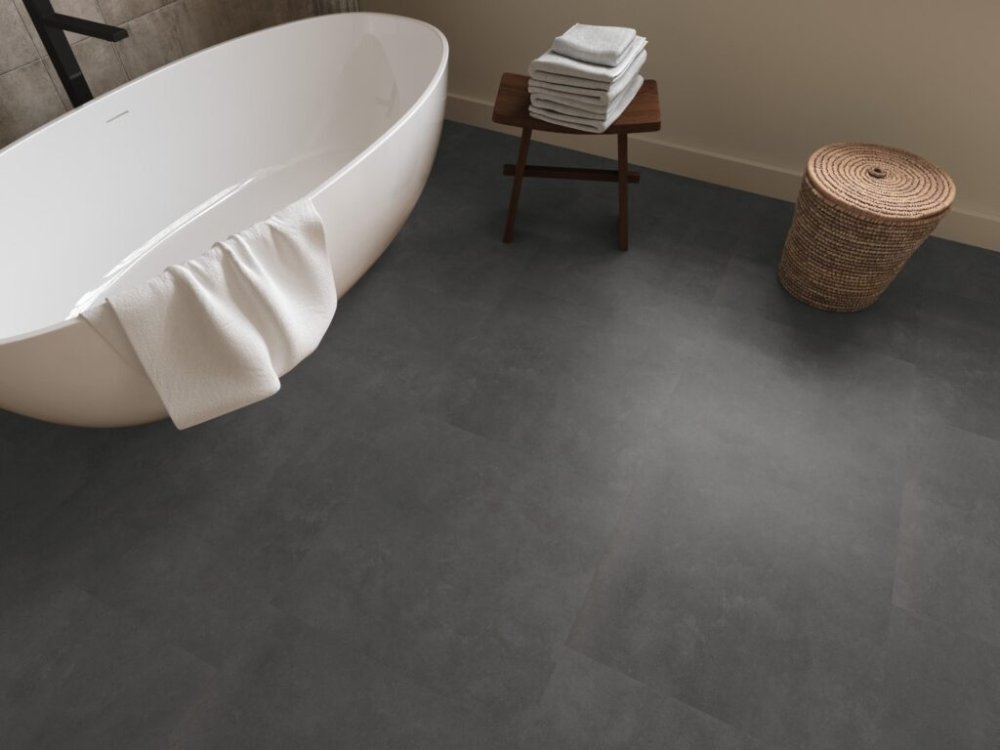 Ambiant Ceramo Betonlook Plak PVC Antraciet - Ambiant