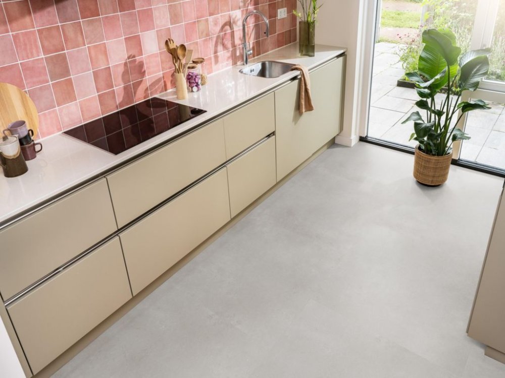 Ambiant Sarino Betonlook Plak PVC Grijs - Ambiant