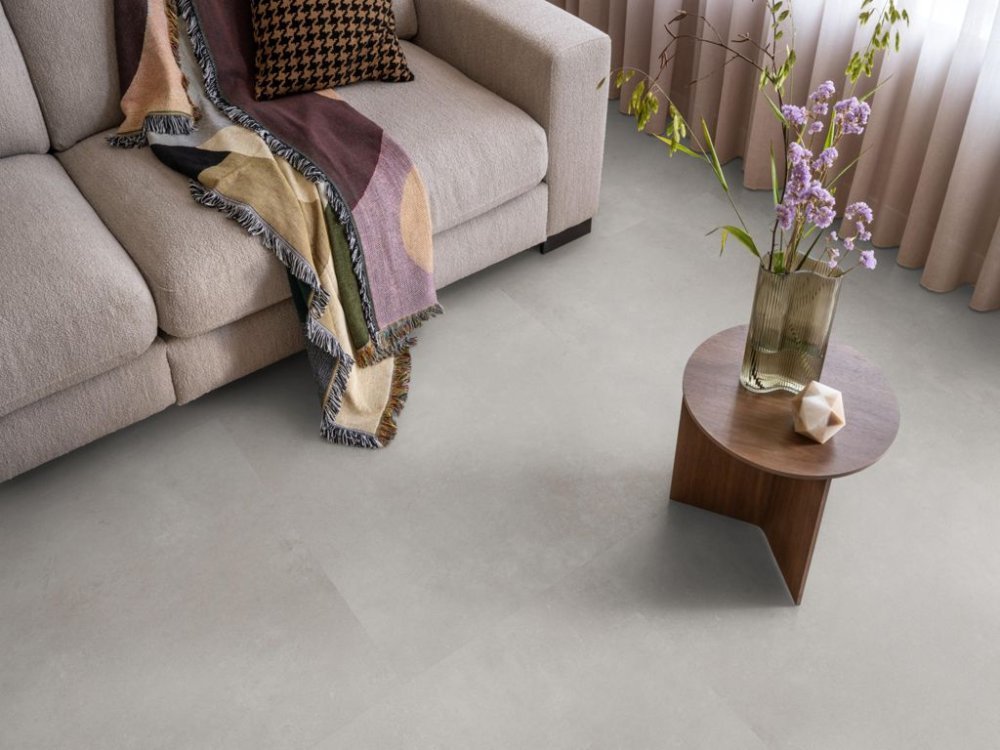 Ambiant Sarino Betonlook Plak PVC Grijs - Ambiant