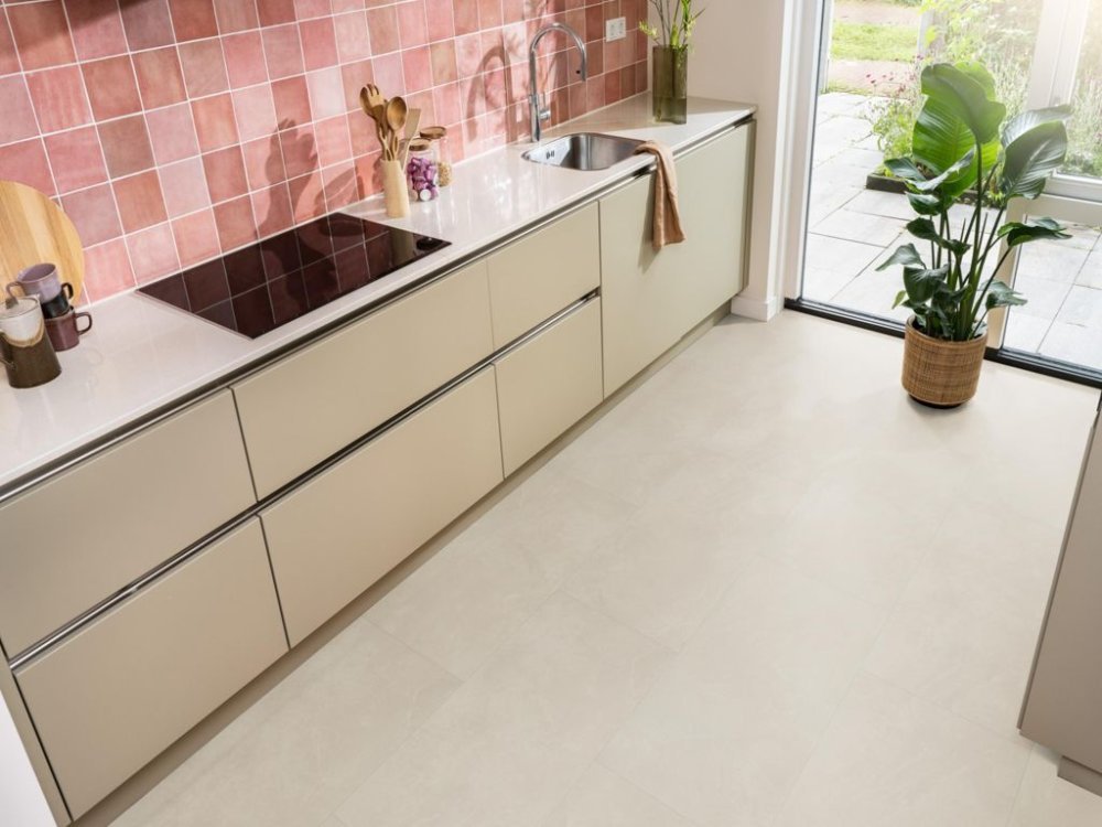 Ambiant Noveno Betonlook Plak PVC Beige - Ambiant