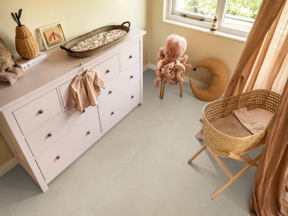Ambiant Noveno Betonlook Plak PVC Beige - Ambiant