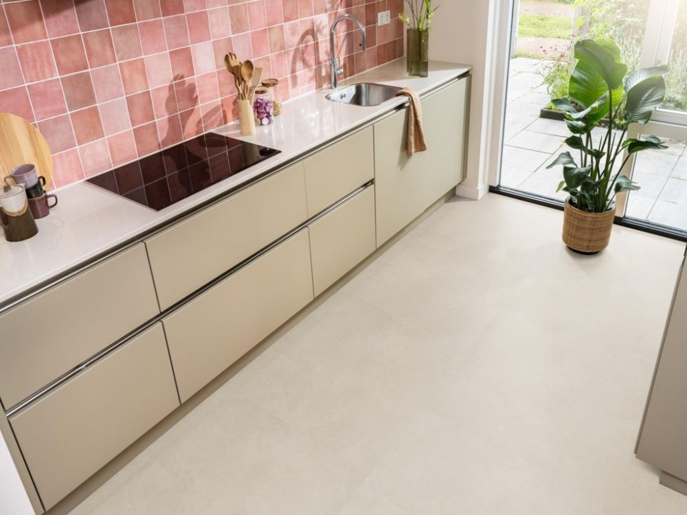 Ambiant Noveno Betonlook Plak PVC Beige - Ambiant