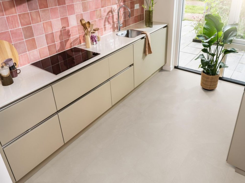 Ambiant Noveno Betonlook Plak PVC Beige - Ambiant