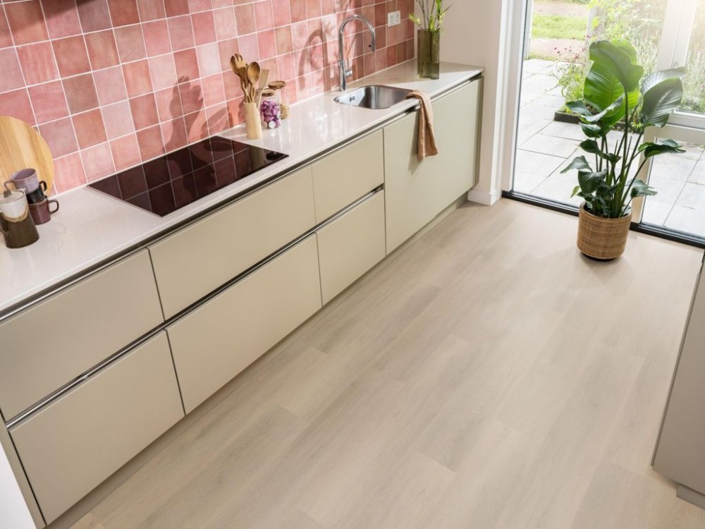 Ambiant Sentima Visgraat Klik PVC Beige - Ambiant