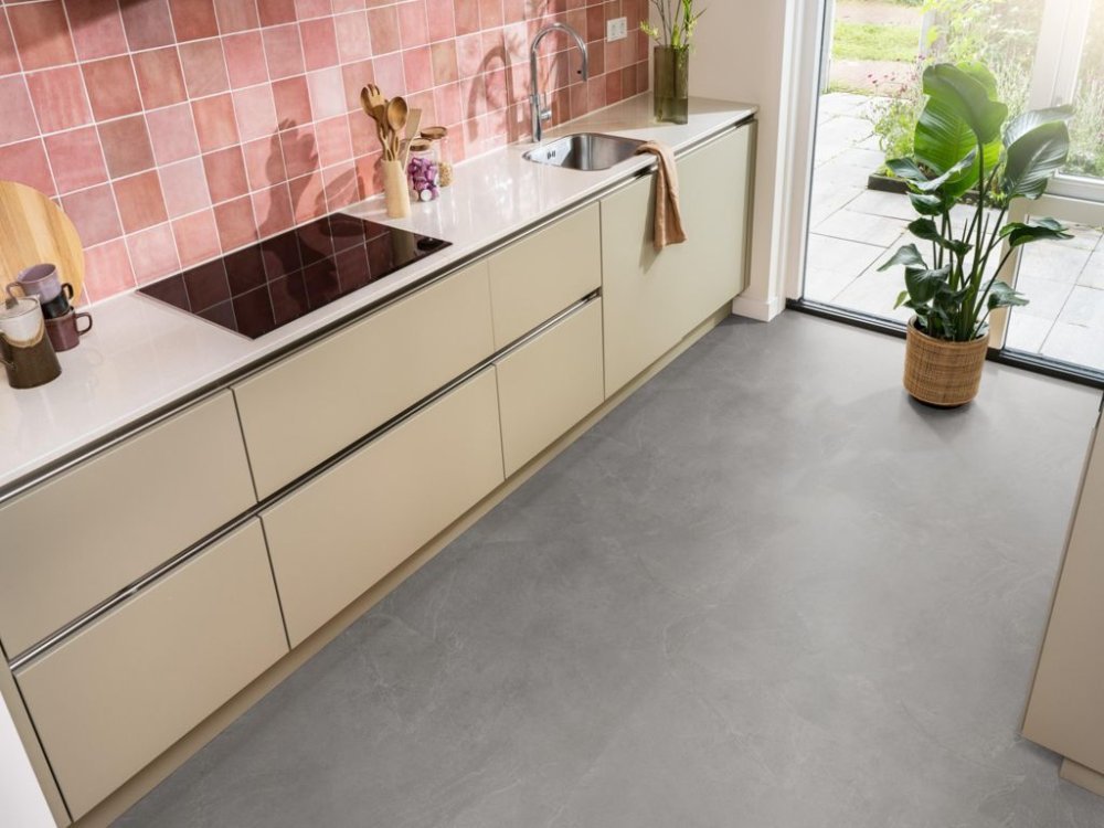 Ambiant Noveno Visgraat Klik PVC Grijs - Ambiant