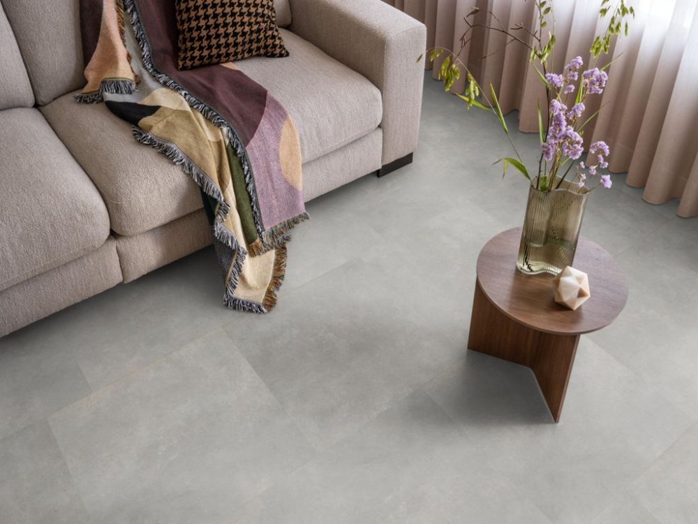 Ambiant Ceramo Betonlook Plak PVC Lichtgrijs - Ambiant