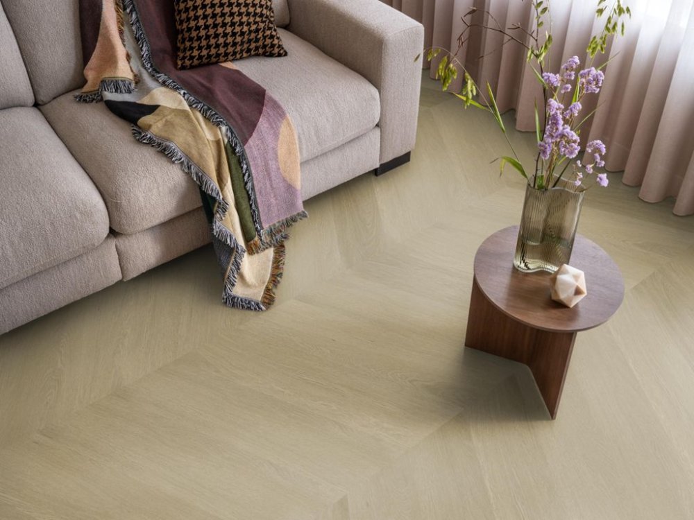 Ambiant Spigato Estino Hongaarse punt Plak PVC Bruin - Ambiant