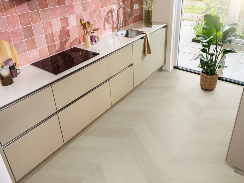Ambiant Spigato Estino Hongaarse punt Plak PVC Licht - Ambiant