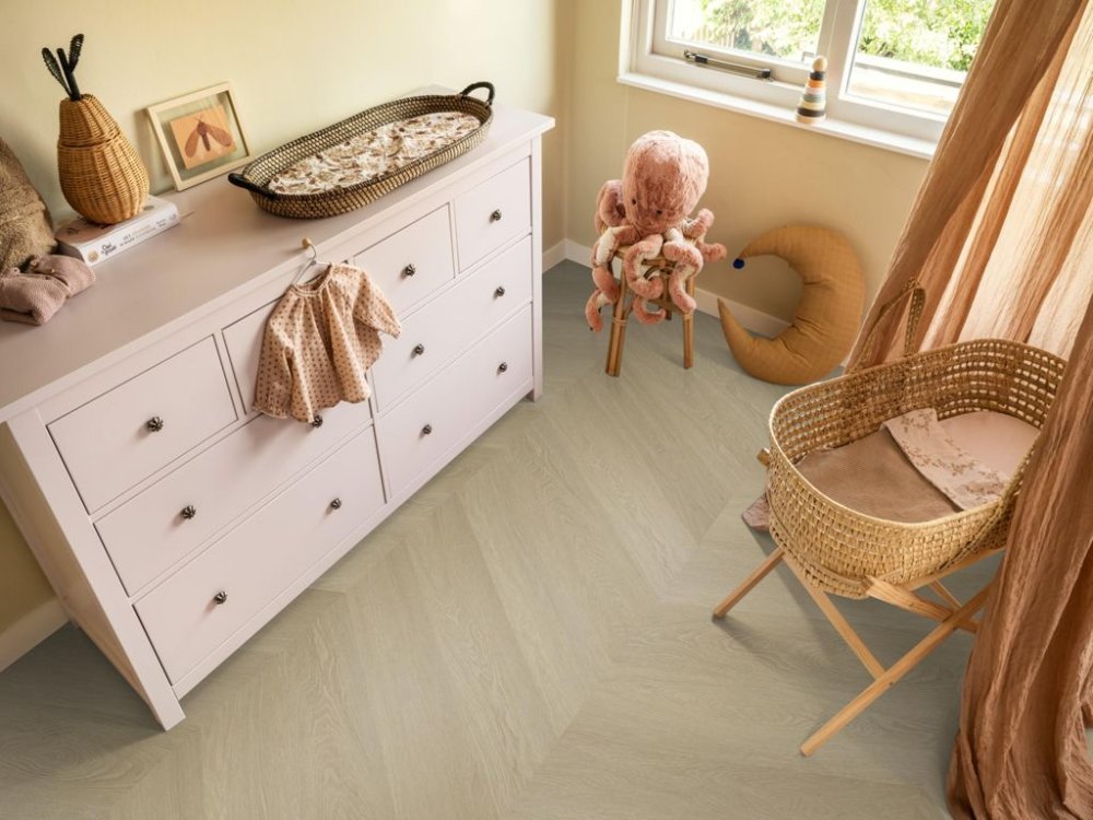 Ambiant Spigato Estino Hongaarse punt Plak PVC Naturel - Ambiant