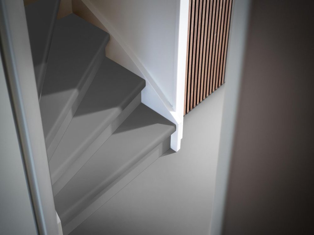 Ambiant Stootbord Rechte plank Plak PVC Wit - Ambiant