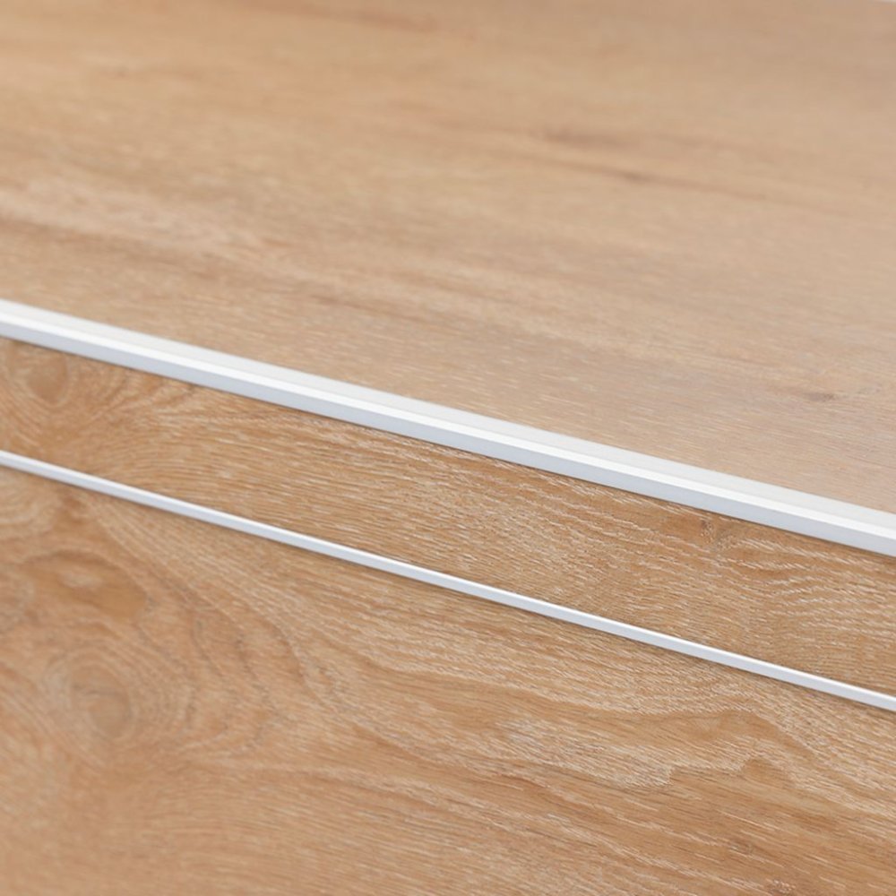 Ambiant Co-pro Rechte plank Plak PVC zilver - Ambiant