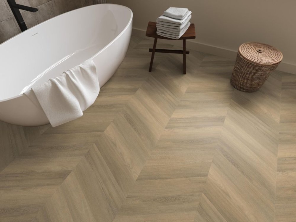 Ambiant Spigato Avanto Hongaarse punt Plak PVC Naturel - Ambiant