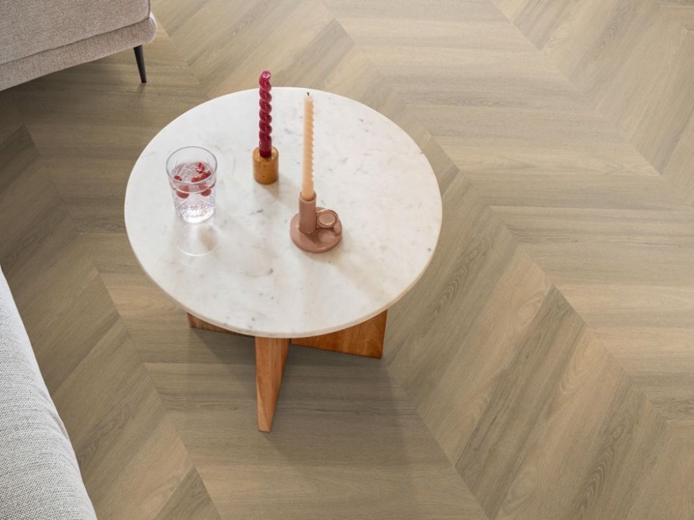 Ambiant Spigato Avanto Hongaarse punt Plak PVC Naturel
