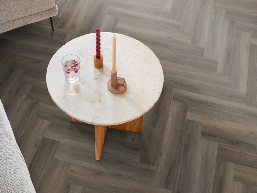 Ambiant Spigato Avanto Visgraat Klik PVC Antraciet