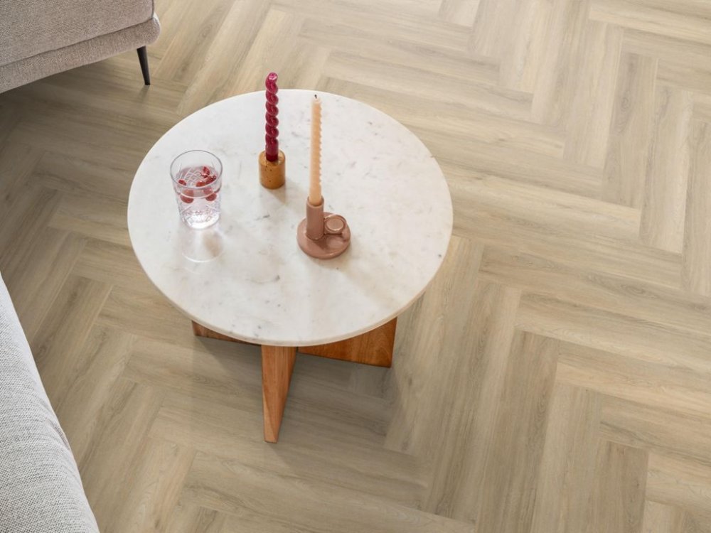 Ambiant Spigato Avanto Visgraat Klik PVC Beige