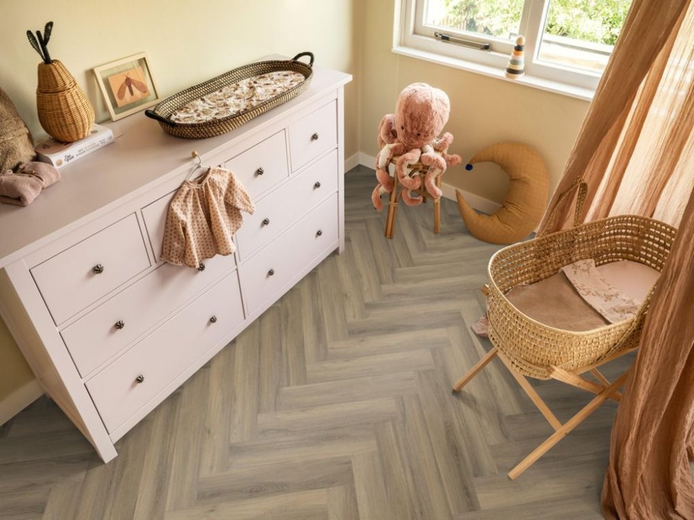 Ambiant Spigato Avanto Visgraat Klik PVC Donker - Ambiant