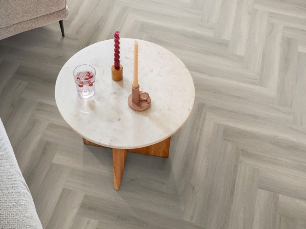 Ambiant Spigato Avanto Visgraat Klik PVC Grijs