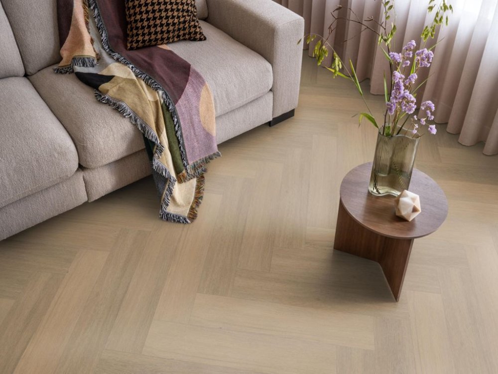 Ambiant Spigato Viranto Visgraat Klik PVC Bruin - Ambiant