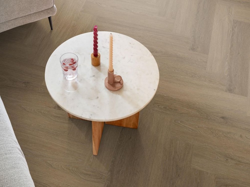 Ambiant Spigato Viranto Visgraat Klik PVC Bruin