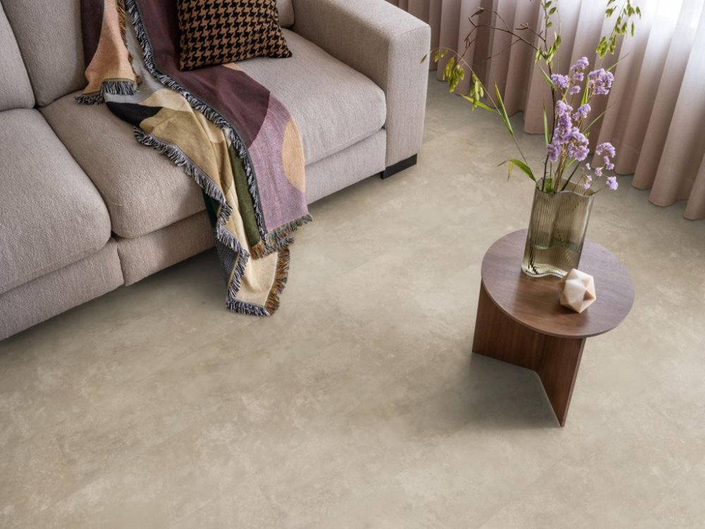 Ambiant Viretto Betonlook Plak PVC Beige - Ambiant