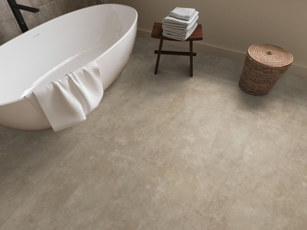 Ambiant Viretto Betonlook Plak PVC Beige - Ambiant