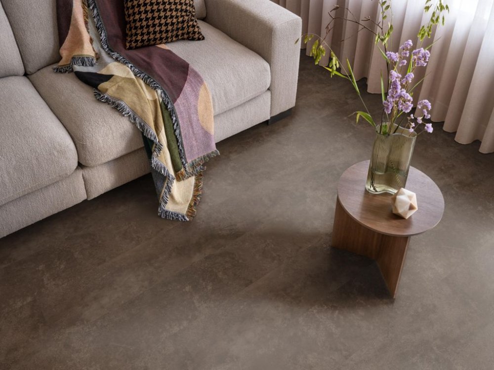 Ambiant Viretto Betonlook Plak PVC Bruin - Ambiant