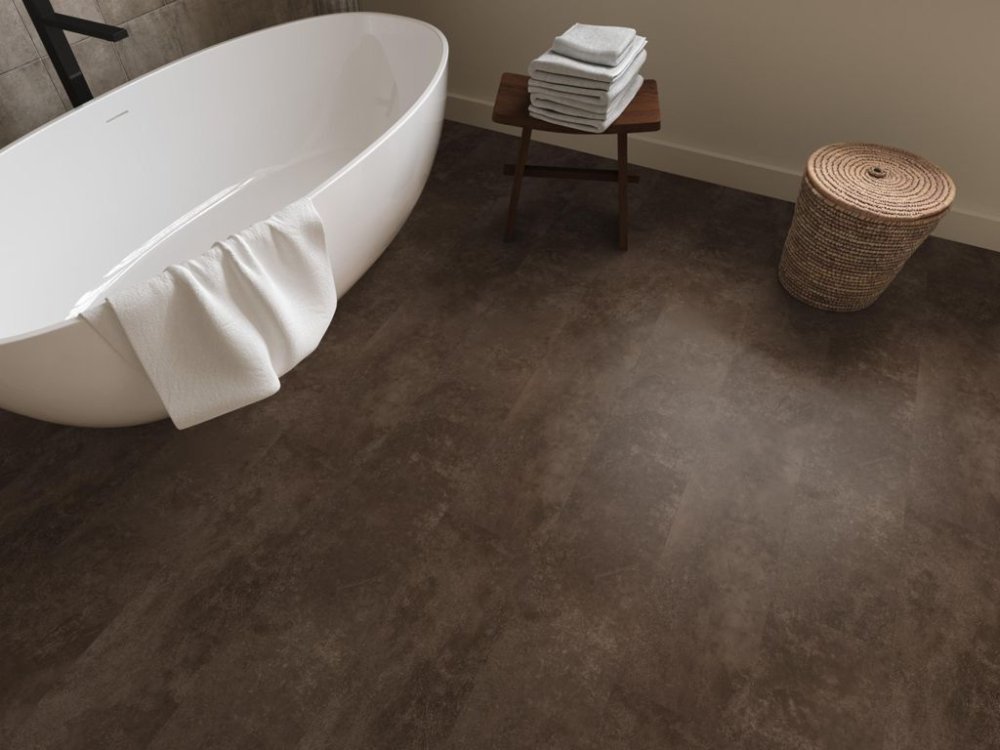 Ambiant Viretto Betonlook Plak PVC Bruin - Ambiant