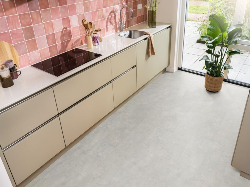 Ambiant Viretto Betonlook Plak PVC Grijs - Ambiant