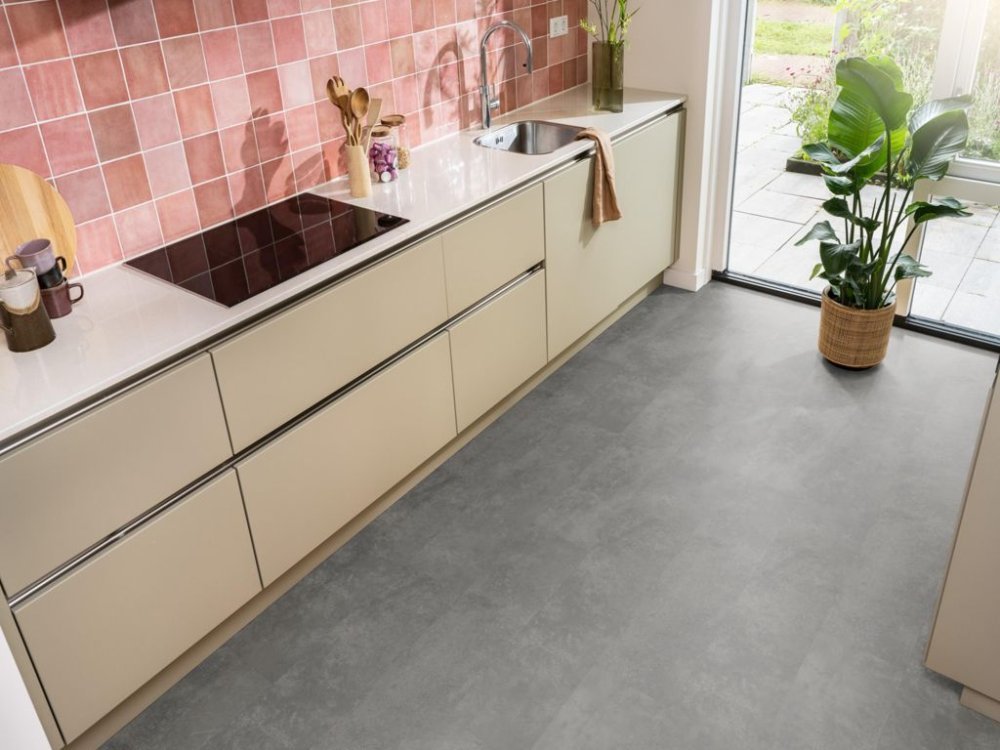 Ambiant Viretto Betonlook Plak PVC Grijs - Ambiant